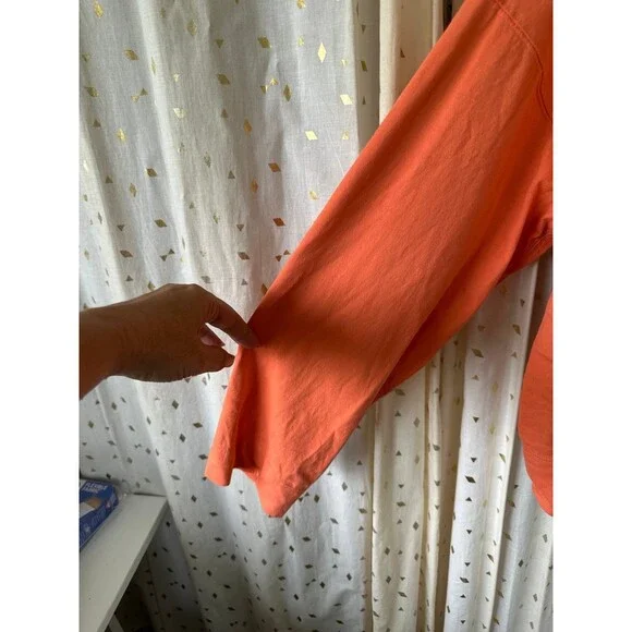 Everlane Women's 100% Organic Cotton Retro Jersey Drawstring Hoodie Sweatshirt L - Picture 5 of 8